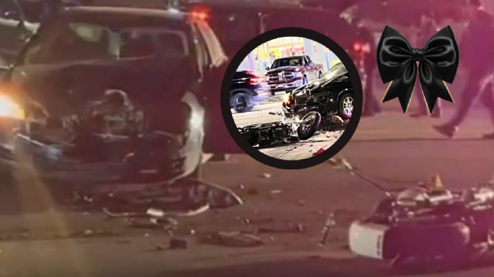 Muere motociclista tras impactante choque en Laredo; luchó por su vida 6 días en cuidados intensivos