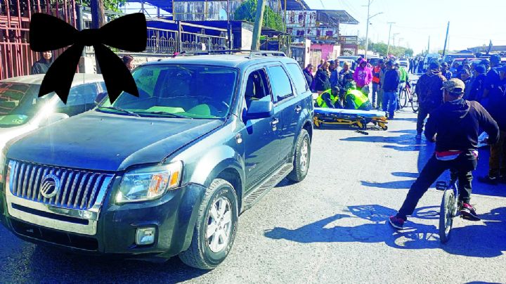 Abuelita no alcanzó a cruzar la calle y murió atropellada salvajemente en Nuevo Laredo