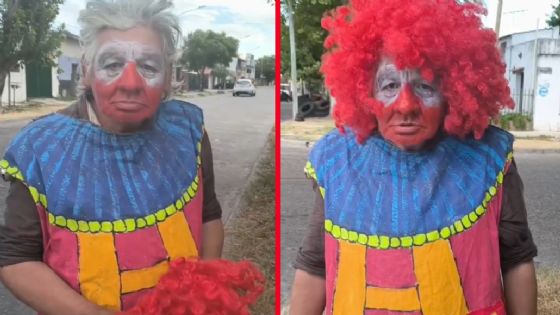 Payaso Corchito: el testimonio de un adulto mayor cuya jubilación no le alcanza para vivir | VIDEO