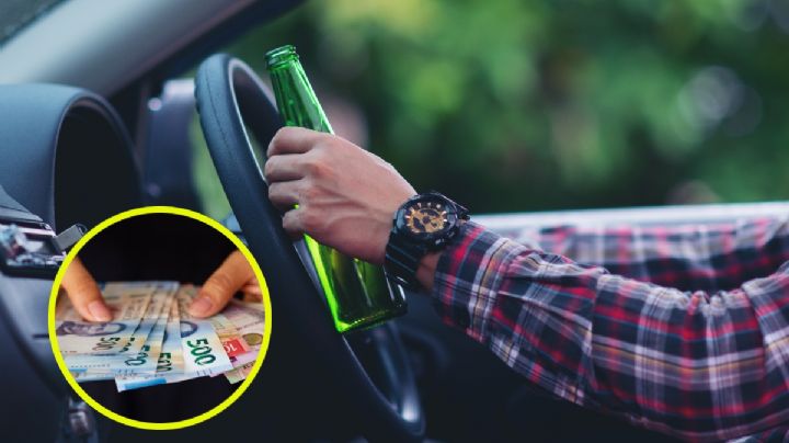 ¿De cuánto es la multa si tomas bebidas alcohólicas dentro de tu carro en Tamaulipas 2026?