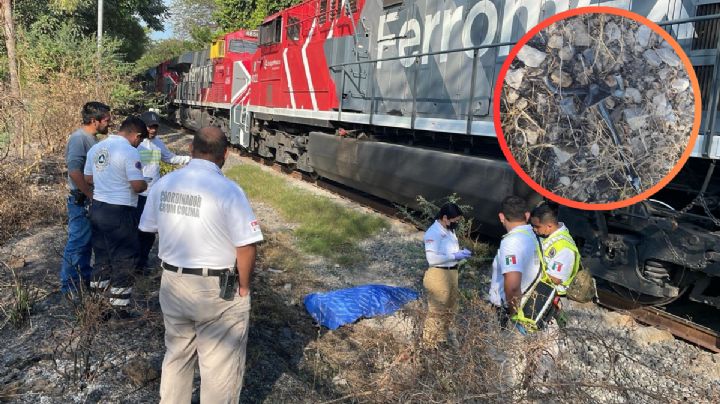 Adulto mayor caminaba con bastón sobre las vías del tren; es embestido brutalmente por locomotora