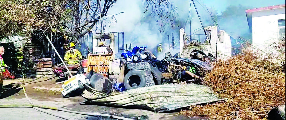 Protección Civil Nuevo Laredo confirma cortocircuito como causa del incendio en colonia Viveros