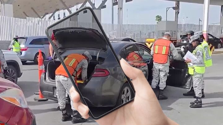 A esto te expones si te sorprenden grabando con tu celular en la aduana de los puentes fronterizos