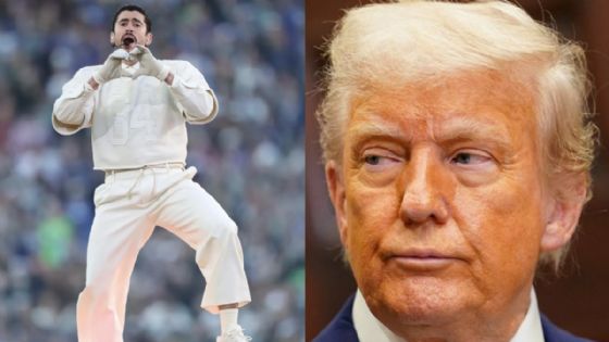 Trump califica de 'repugnante' el show de Bad Bunny en el Super Bowl