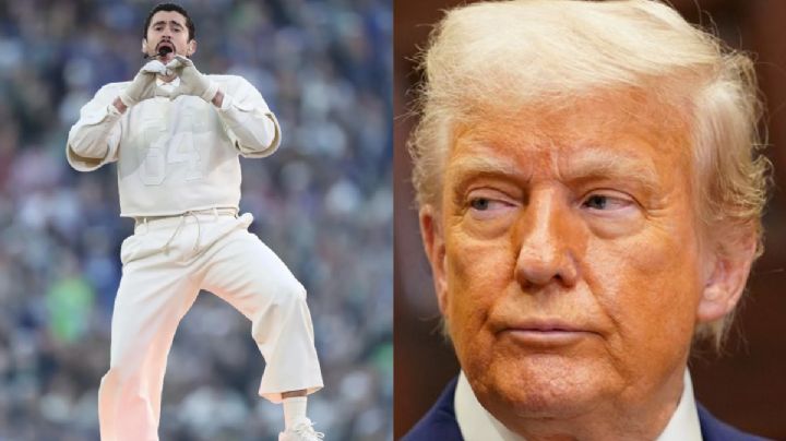 Trump arremete contra Bad Bunny tras su show de medio tiempo; esto le dijo