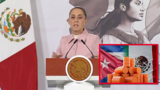 Sheinbaum anuncia más apoyo a Cuba y critica sanciones por envío de petróleo