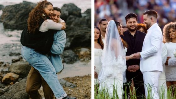 Del romance al 'sí, acepto': la historia de los novios de la boda del Super Bowl que sí fue real