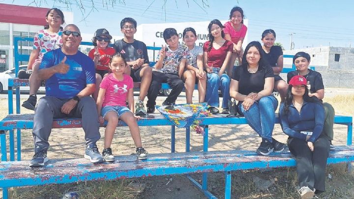 Olvidan el celular y disfrutan de su infancia en Nuevo Laredo