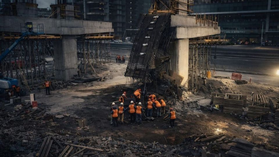 Los trabajadores fueron llevados a un hospital privado para su valoración médica