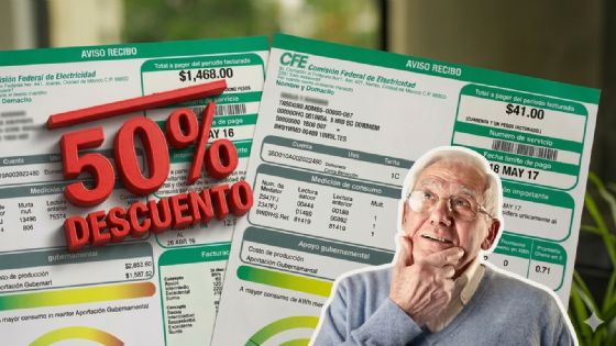 ¿CFE ofrece 50% de descuento en el recibo de luz con INAPAM?