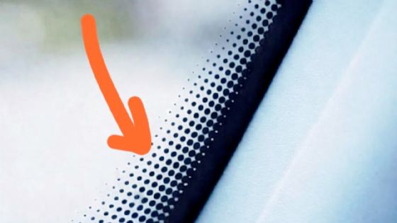 No son un adorno: los puntos negros del parabrisas tienen una función vital que muchos ignoran