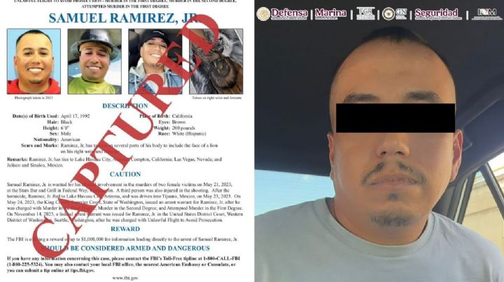 Samuel 'N', uno de los fugitivos más buscados por el FBI, es detenido en Sinaloa