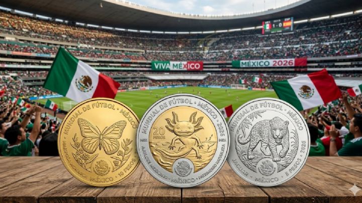 México lanzará monedas especiales de metales preciosos por el Mundial 2026; así podrás conseguirlas