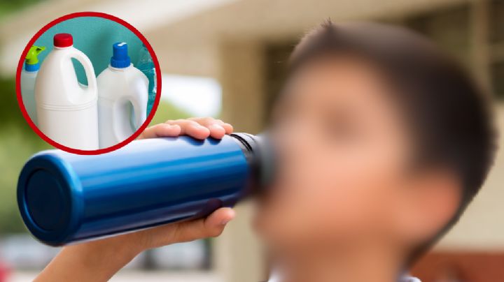 Travesura escolar casi termina en tragedia en Nuevo León; niño bebe cloro que compañero puso en su termo