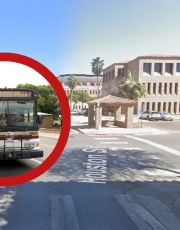 Foto descriptiva de: Chocan dos autobuses de 'El Metro' en Laredo; estas son las calles cerradas por el accidente