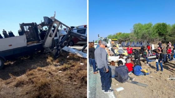 Peregrinación viaja de Reynosa a la Virgen del Chorrito y sufre el susto de su vida