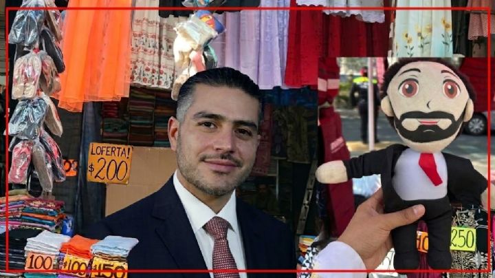 'Harfuchitos': convierten a Omar García Harfuch en muñeco; así es la mercancía que venden con su imagen | VIDEO