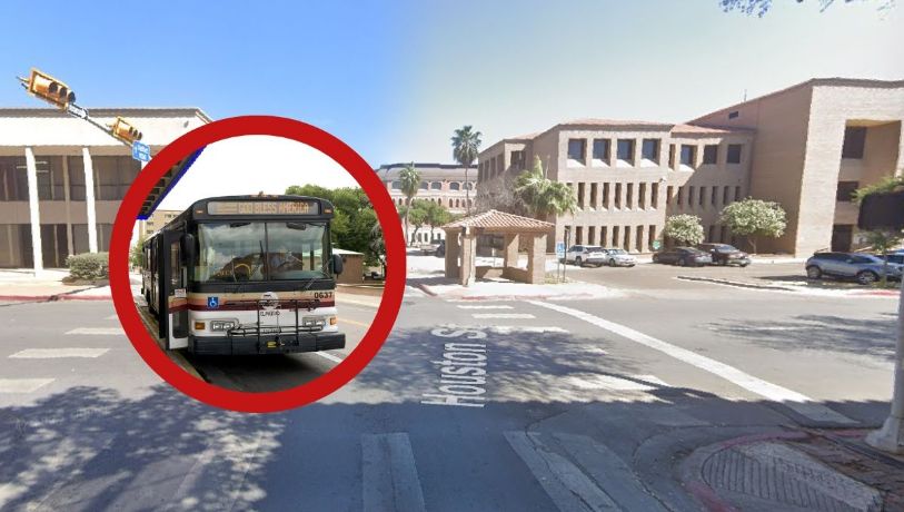 Chocan dos autobuses de 'El Metro' en Laredo; estas son las calles cerradas por el accidente