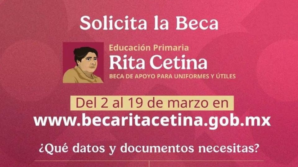 Estudiantes podrán registrarse en el módulo de Becas Rita Cetina este martes 17 de marzo