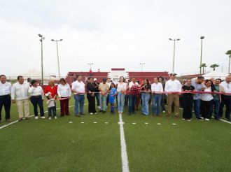 Rehabilitan espacios deportivos al Poniente y Sur de Nuevo Laredo