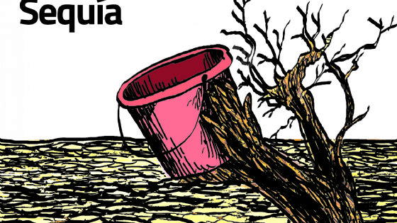 Cartón de Adrián: Sequía