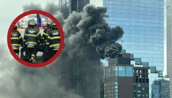 Incendio en Nueva York: arde edificio en medio de las celebraciones de San Patricio | VIDEO