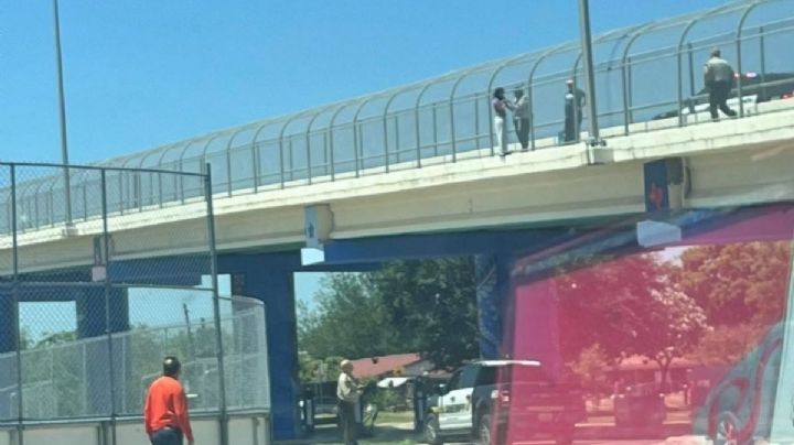 Mujer intenta quitarse la vida en Laredo; valiente policía logra rescatarla