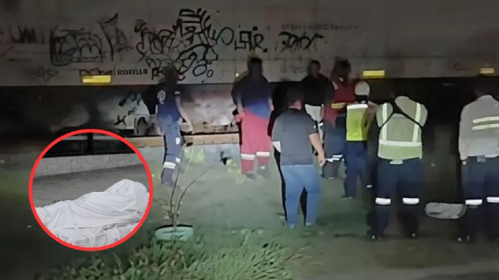 Hombre intenta ganarle paso al tren y cae muerto tras ser impactado; cuerpo quedó cerca de cementerio