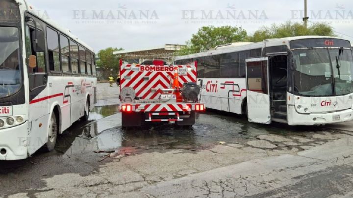 Humo en la Central de autobuses provoca movilización de bomberos; esto fue lo que pasó