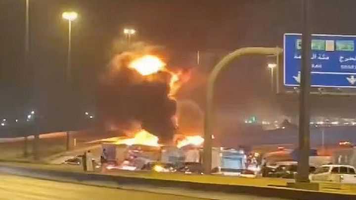 Atacan con drones a la Embajada de EU en Arabia Saudita | VIDEO