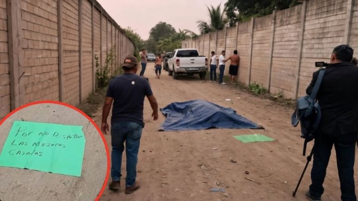 'Por no respetar mujeres casadas': taxista es hallado muerto junto a macabro mensaje