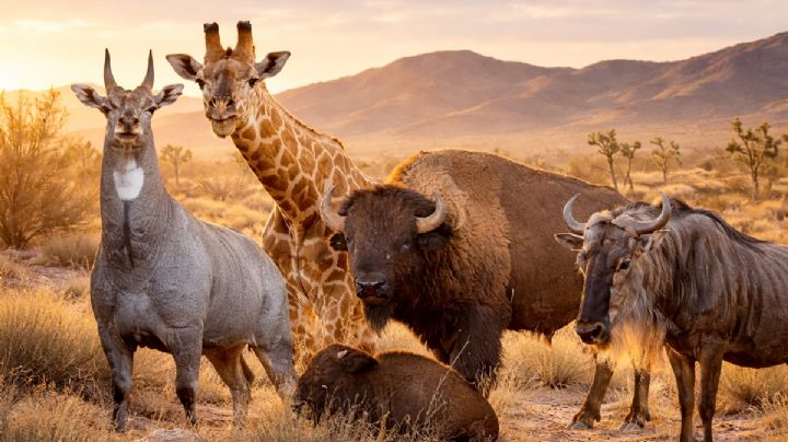 El ‘Jurassic Park’ mexicano: especies exóticas andan libres en el desierto de Coahuila