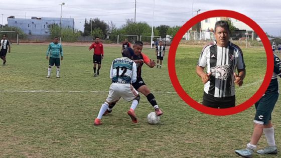 Jorge Vargas 'El Ahijado' en un peligro en la cancha