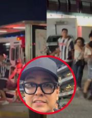 Foto descriptiva de: Brutal agresión de barras de Monterrey contra fans del Guadalajara y Toluca queda grabado en video