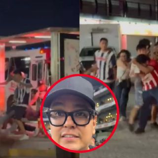 Brutal agresión de barras de Monterrey contra fans del Guadalajara y Toluca queda grabado en video