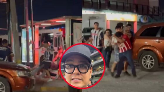 Brutal agresión de barras de Monterrey contra fans del Guadalajara y Toluca queda grabado en video