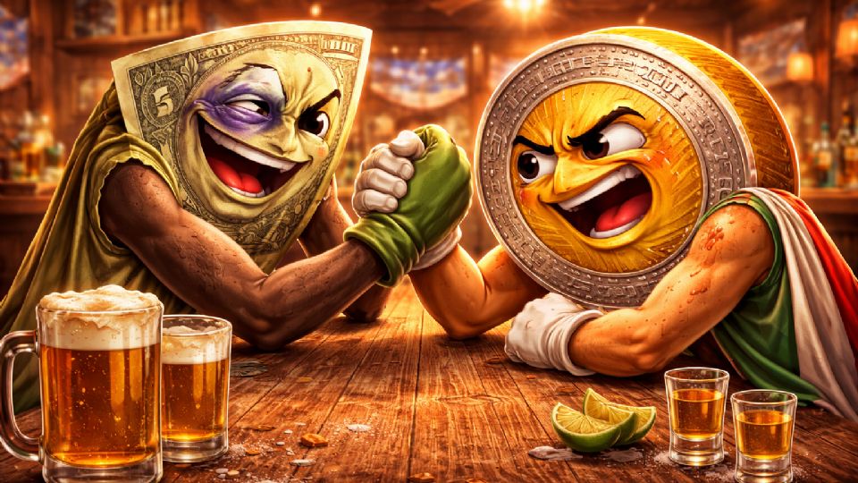 El peso mexicano llegó a tocar brevemente la barrera de las 18 unidades por dólar