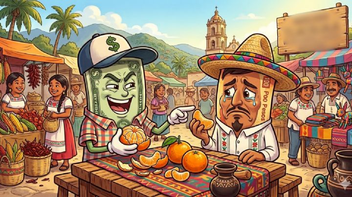 Dólar le parte 'la mandarina' al peso mexicano; tipo de cambio al cierre HOY miércoles 25 de marzo