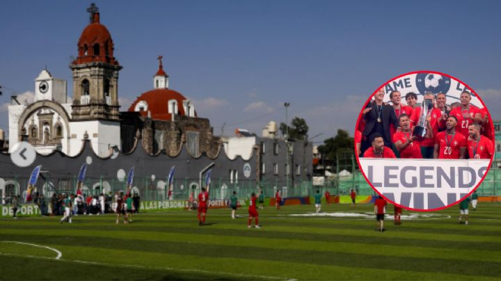 Leyendas de la Selección de Portugal visitan Tepito para jugar partido en CDMX | VIDEO
