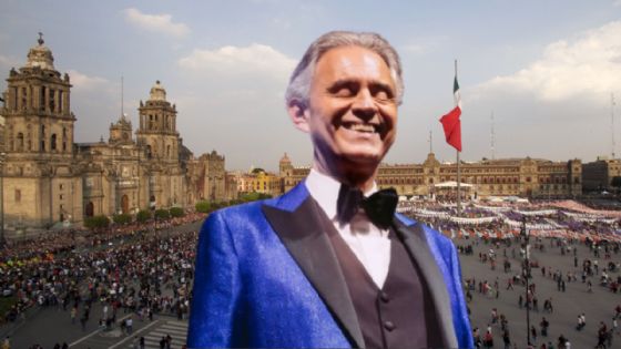 Andrea Bocelli tendrá concierto gratuito en México; esta es la fecha y sede