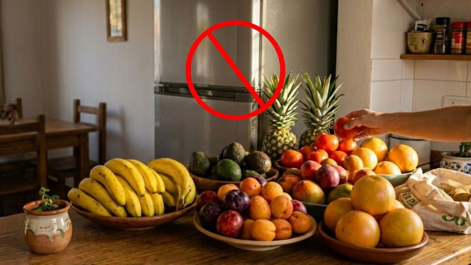 Descubre dónde guardar correctamente estas frutas. Foto: IA