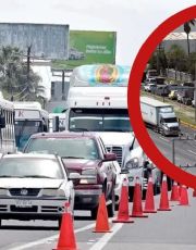 Foto descriptiva de: Caos total en la entrada a Monterrey: accidentes y obras provocan filas kilométricas