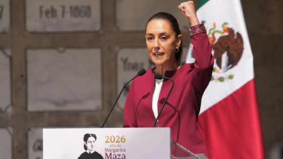 Sheinbaum encabeza Bicentenario del Natalicio de Margarita Maza, embajadora histórica de México
