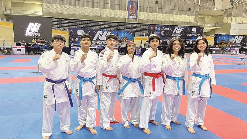 Karatecas de Nuevo Laredo van por todo a la Olimpiada Nacional
