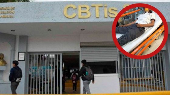 Alumno del CBTis es agredido al salir de clases; ya lo habían amenazado