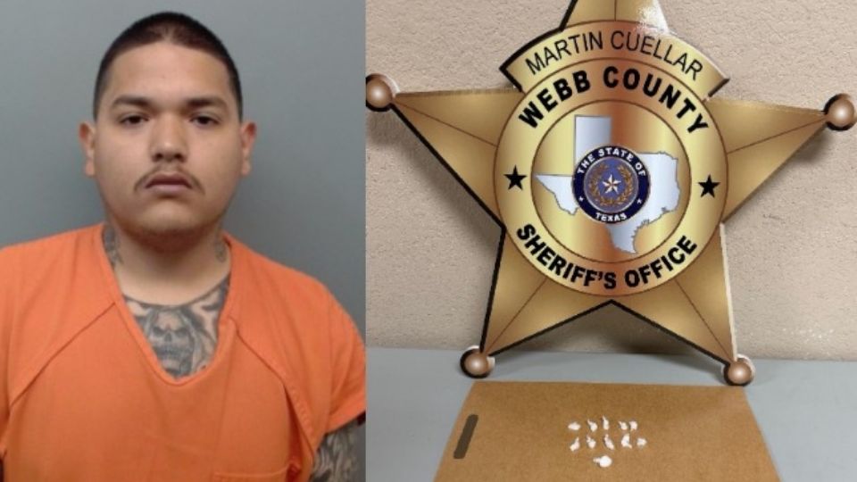 Andrew Alegría, de 20 años a las 04:15 de la madrugada fue detenido con 3.5 gramos de cocaína.