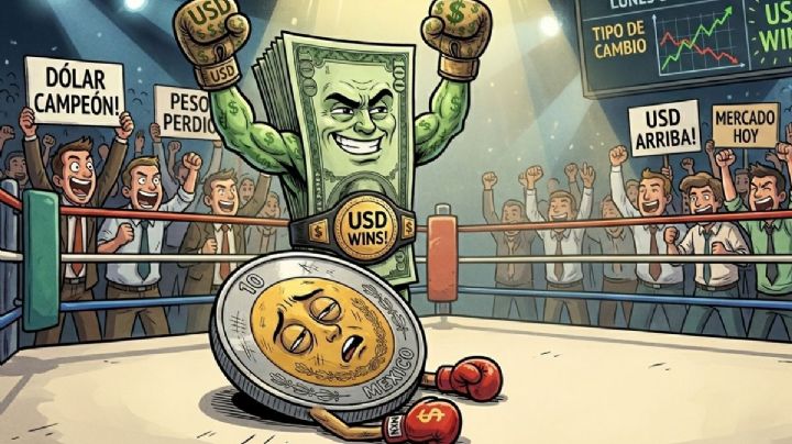 El peso mexicano pierde frente al dólar; tipo de cambio HOY lunes 30 de marzo