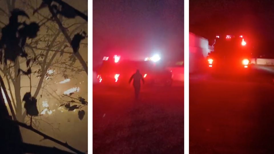 El viento propagó las llamas