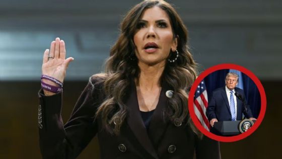 Kristi Noem es destituida como secretaria de Seguridad Nacional; Trump anuncia a su reemplazo