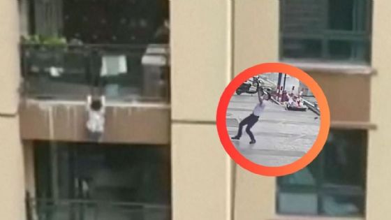 Niño de 3 años cae del quinto piso de un departamento; cayó en los brazos de un hombre | VIDEO